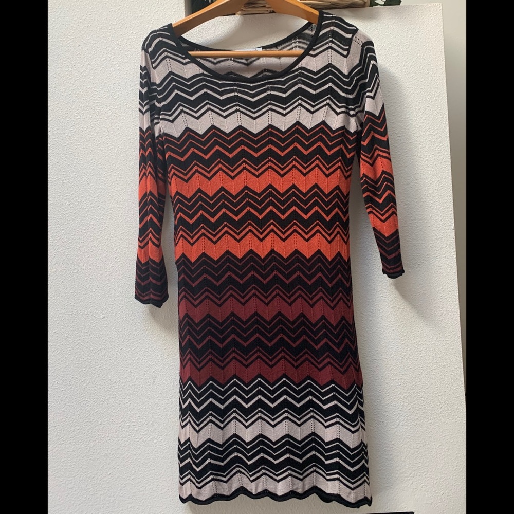 Fall Rayon Knit Mini Dress - Picture 5 of 7